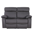 Alexent Leather Recliner Loveseat Power Lift Reclining Sofa Theater Seating Gray