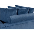 Alexent Deep Seat Sofa Sectional Fabric Sleeper Couch Bed Blue