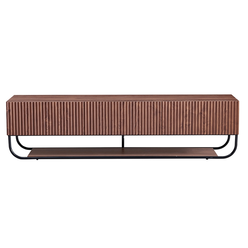 WPFurniture Glam Tv Stand in Brown