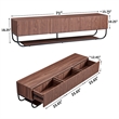 WPFurniture Glam Tv Stand in Brown