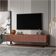 WPFurniture Glam Tv Stand in Brown