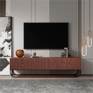 WPFurniture Glam Tv Stand in Brown