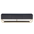 WPFurniture Glam Tv Stand in Black
