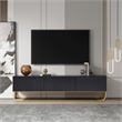 WPFurniture Glam Tv Stand in Black