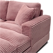 Scarlet Velvet Corduroy Sofa in Pink