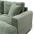 Scarlet Velvet Corduroy Sofa in Green