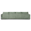 Scarlet Velvet Corduroy Sofa in Green