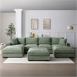 Scarlet Velvet Corduroy Sofa in Green