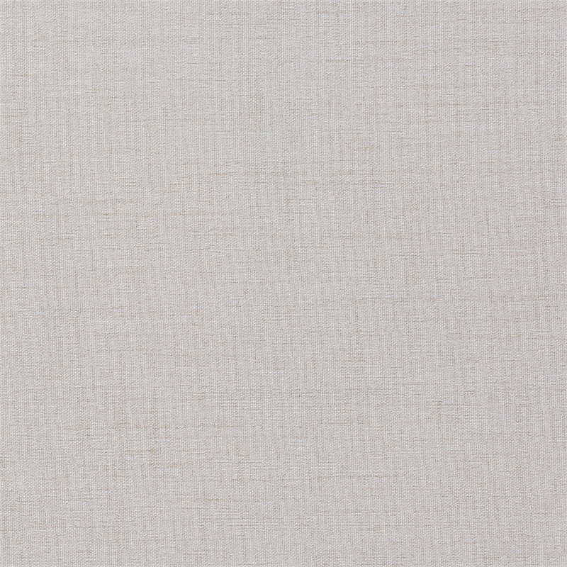 Hampton Linen Fabric Upholstered Full Platform Bed in Cream