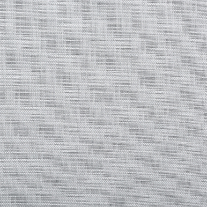 Hampton Linen Fabric Upholstered Full Platform Bed in Light Blue