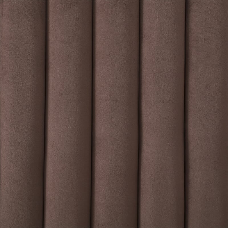 Jeffrey King Size Velvet Upholstered Bed Frame in Black