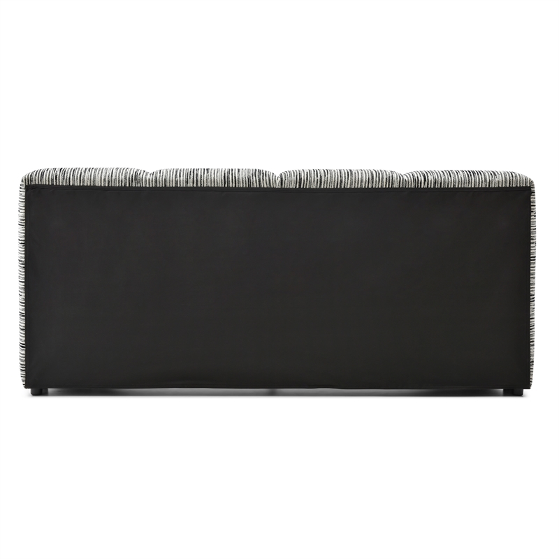 Sienna Upholstered Platform Queen Bed Low Profile with Padded Headboard