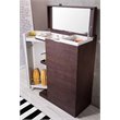 Modrest Gamma 4-Drawers Modern Engineered Wood Veneer Multi-Chest in Brown Oak