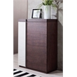 Modrest Gamma 4-Drawers Modern Engineered Wood Veneer Multi-Chest in Brown Oak
