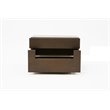 Modrest Ceres 2-Drawer Modern MDF Wood Veneer Nightstand in Oak/Gray