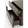 Modrest Ceres 2-Drawer Modern MDF Wood Veneer Nightstand in Oak/Gray