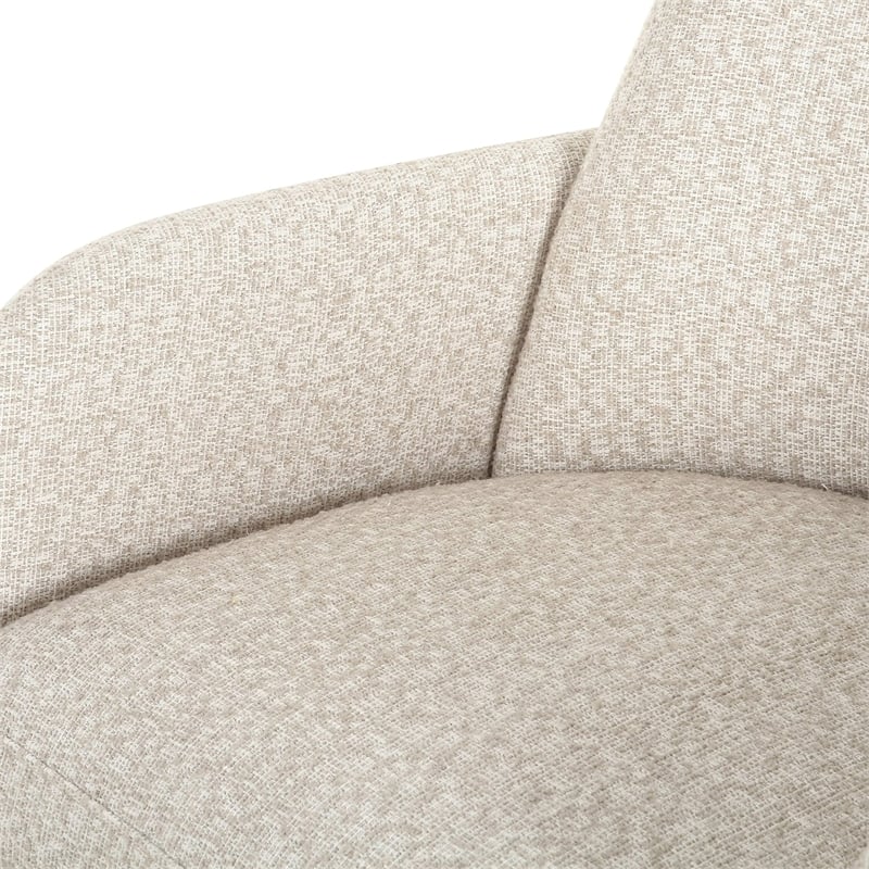 Cando - Modern Beige Fabric Dining Chair