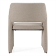 Lasara - Modern Beige Fabric Dining Chair