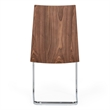 Morgan - Modern White & Walnut Dining Chair (Set of 2)