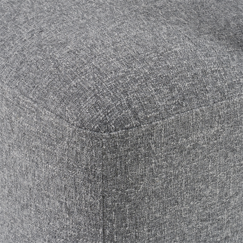 Souza - Modern Gray Fabric Swivel Dining Chair