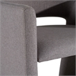 Lasara - Modern Gray Fabric Dining Chair