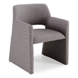 Lasara - Modern Gray Fabric Dining Chair
