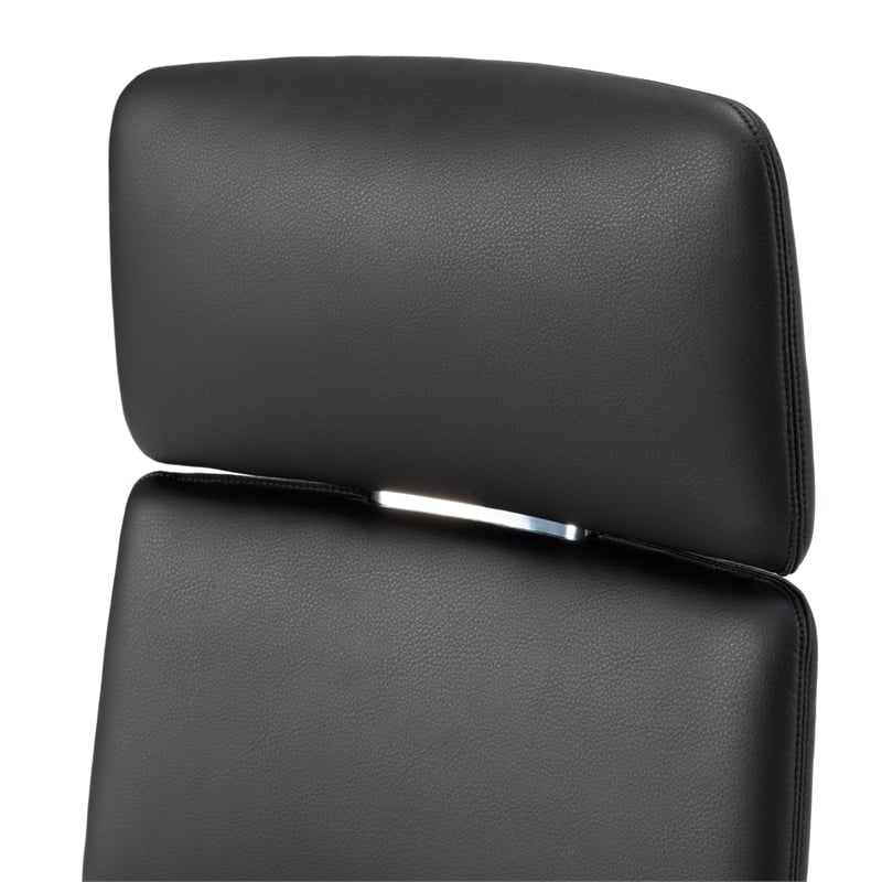 Clyne - Modern Black Vegan Leather Executive Office Chair