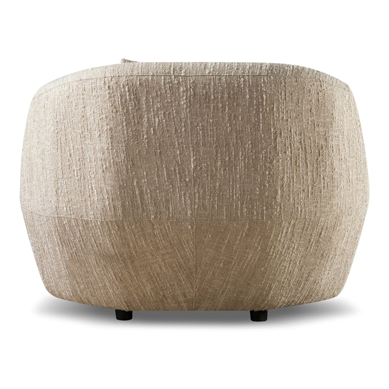 Belinda - Modern Beige Fabric Accent Chair