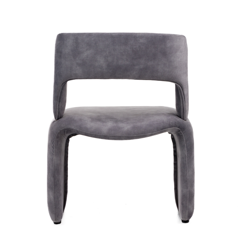 Linus Modern Light Gray Accent Chair