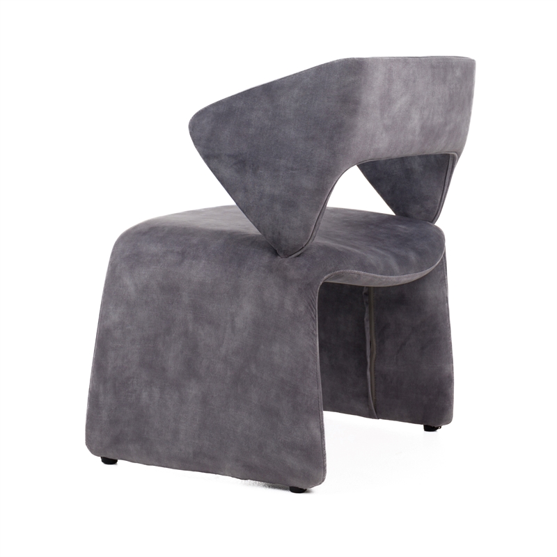 Linus Modern Light Gray Accent Chair