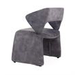 Linus Modern Light Gray Accent Chair