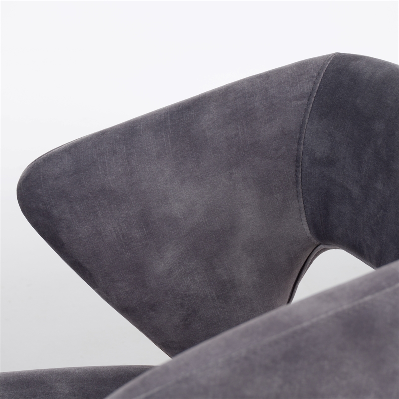 Linus Modern Light Gray Accent Chair