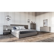 Enzo Italian Modern Gray Oak Mirror