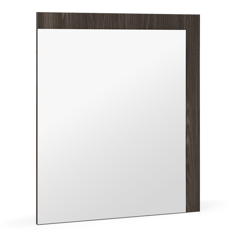 Enzo Italian Modern Gray Oak Mirror