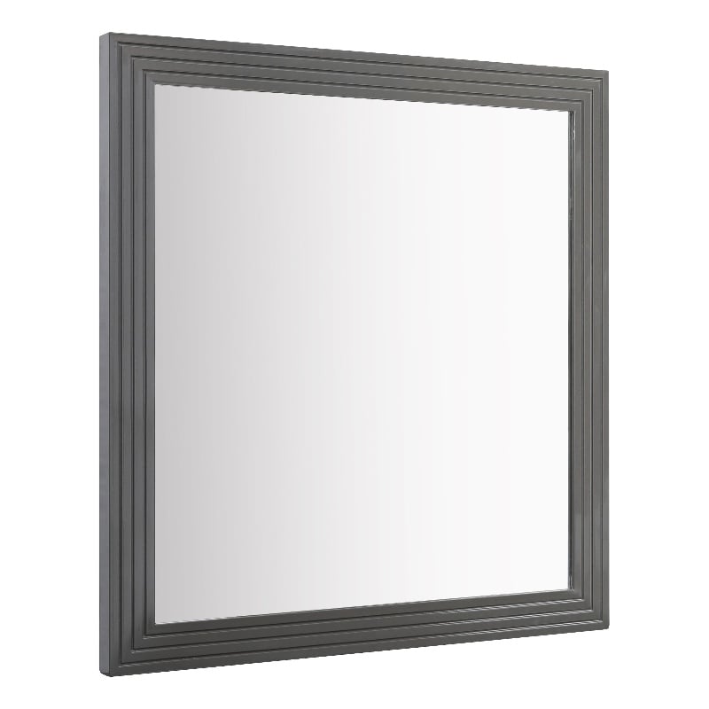 Splendor - Gray High Gloss Slatted MIrror