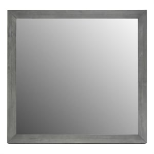Manhattan- Contemporary Gray Mirror