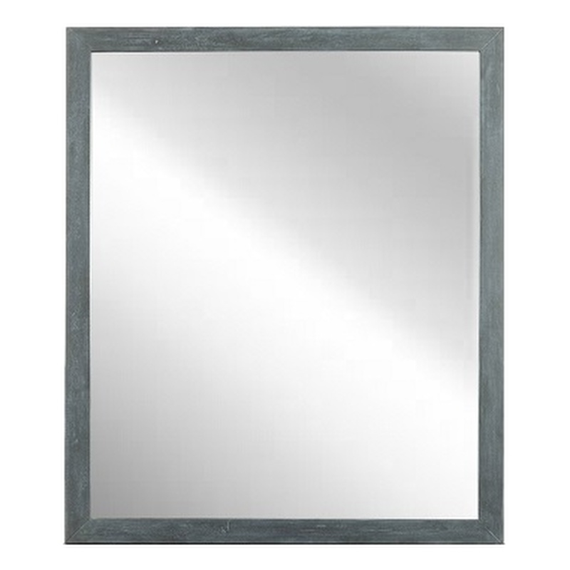 Manchester- Contemporary Dark Gray Mirror