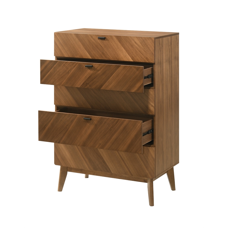 Kamela- Modern Walnut Chest