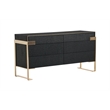 Rothsay - Modern Wenge & Gold Dresser