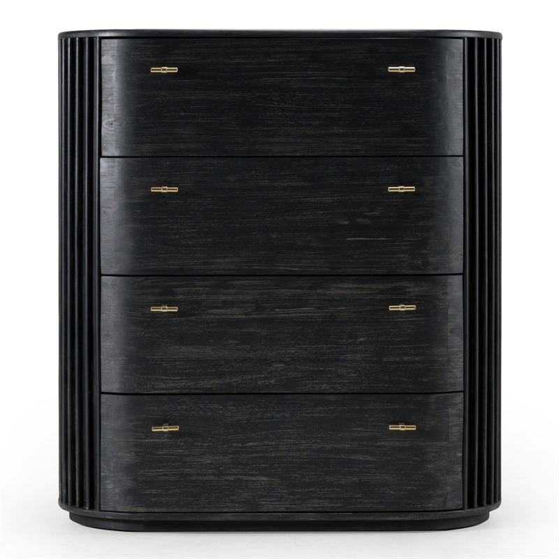 Fields - Modern Black Acacia Chest