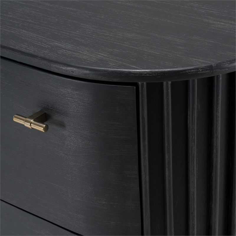 Fields - Modern Black Acacia Chest