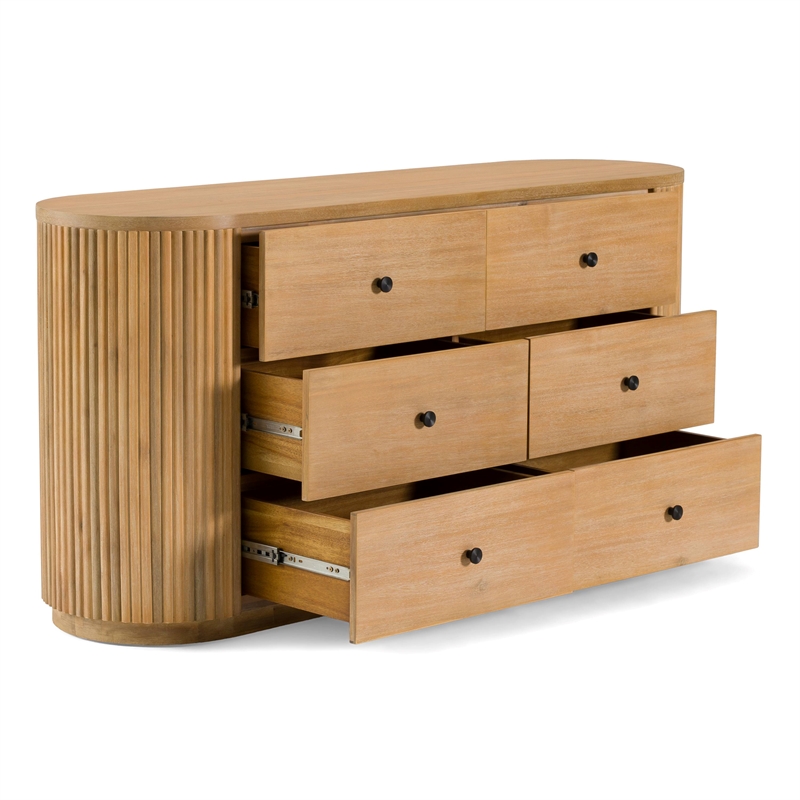 Jacobson - Modern Natural Acacia Dresser