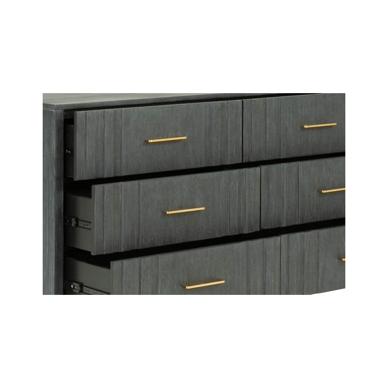 Manchester- Contemporary Dark Gray Dresser