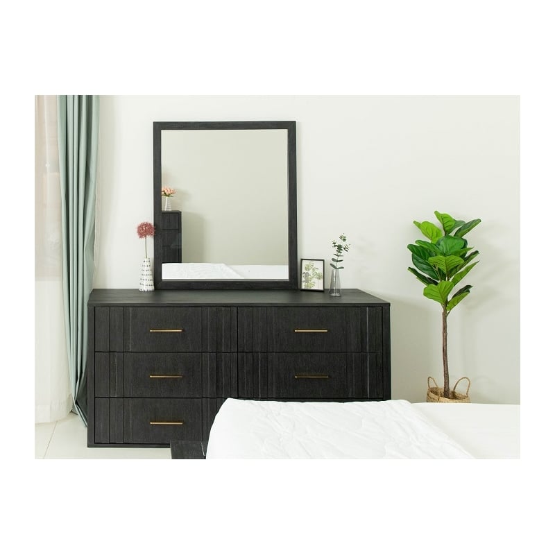 Manchester- Contemporary Dark Gray Dresser