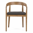 Sintra - Outdoor Grey Olefin + Eucalyptus Dining Chair