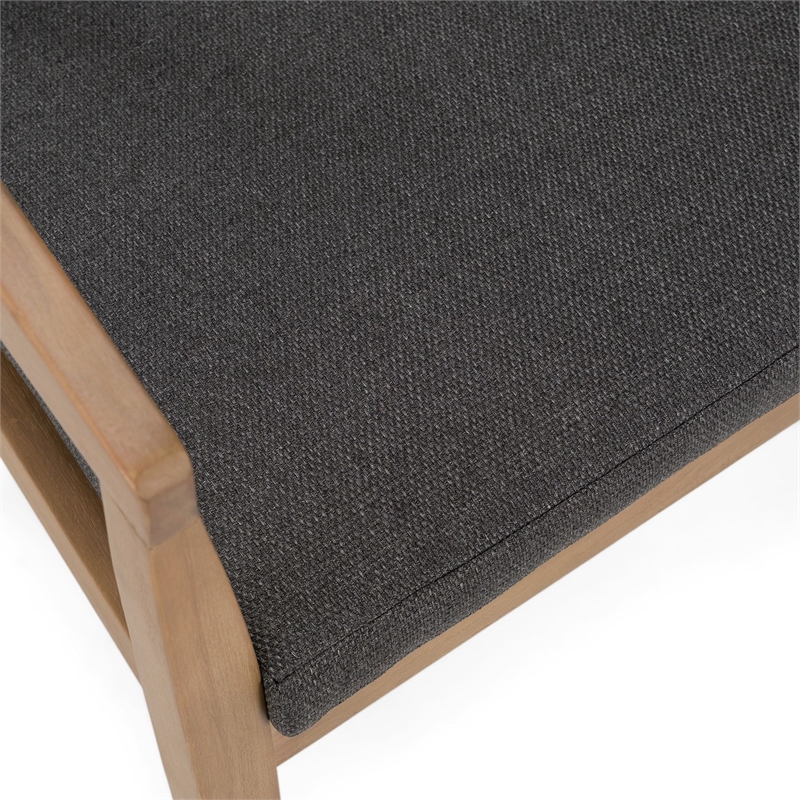 Sintra - Outdoor Grey Olefin + Eucalyptus Dining Chair