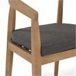Sintra - Outdoor Grey Olefin + Eucalyptus Dining Chair