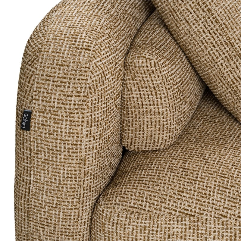 Percy - Contemporary Beige Fabric Left Facing Chaise Sectional Sofa