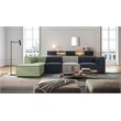 Divani Casa Polo 5-Piece Modern Fabric & Wood Sectional Sofa in Multi-Color