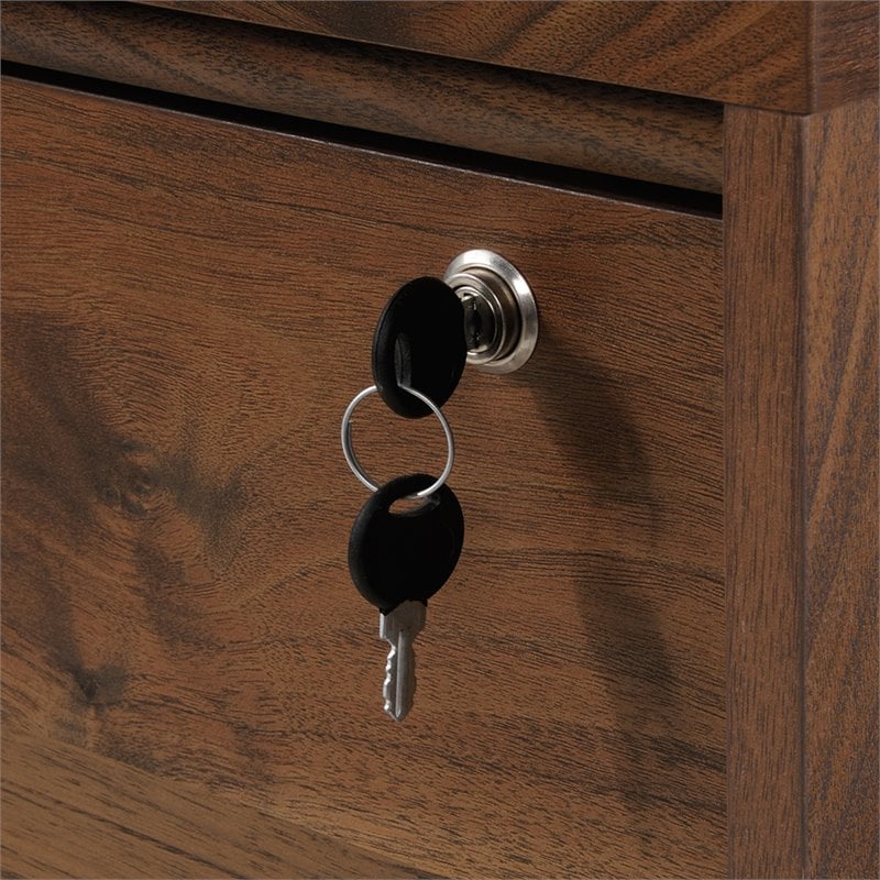 Homesphere Furniture Engineered Wood Lateral File Cabinet in Grand Walnut